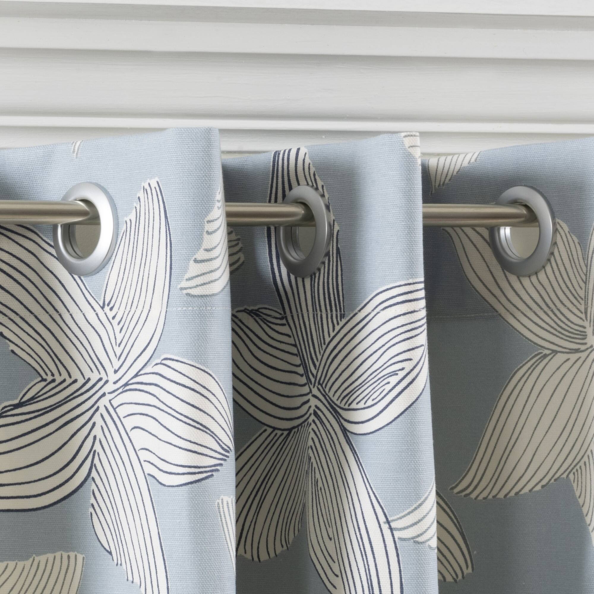 Dritz® Home Brushed Silver 1" Curtain Grommets, 8ct.